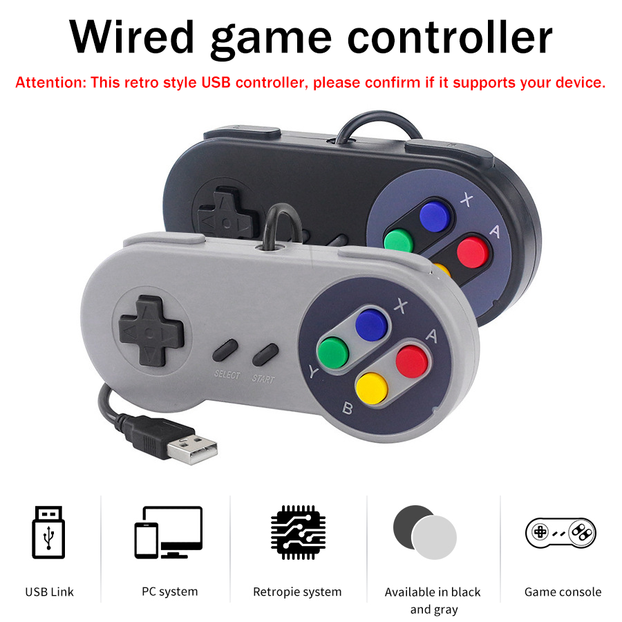 Raspberry Pi Retropie - Controle USB SNES (1-2 Peças) -