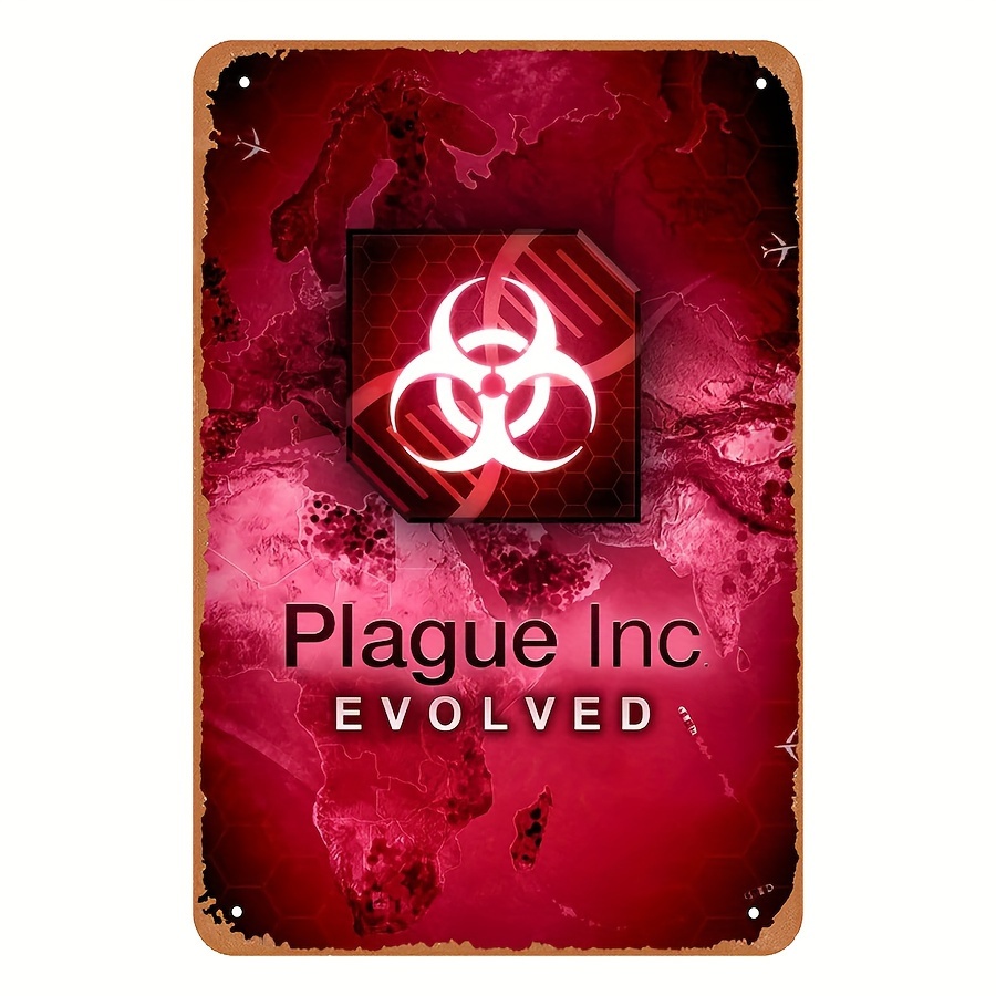 Retro Gaming Us - Placa de Metal Estilo Vintage Plague