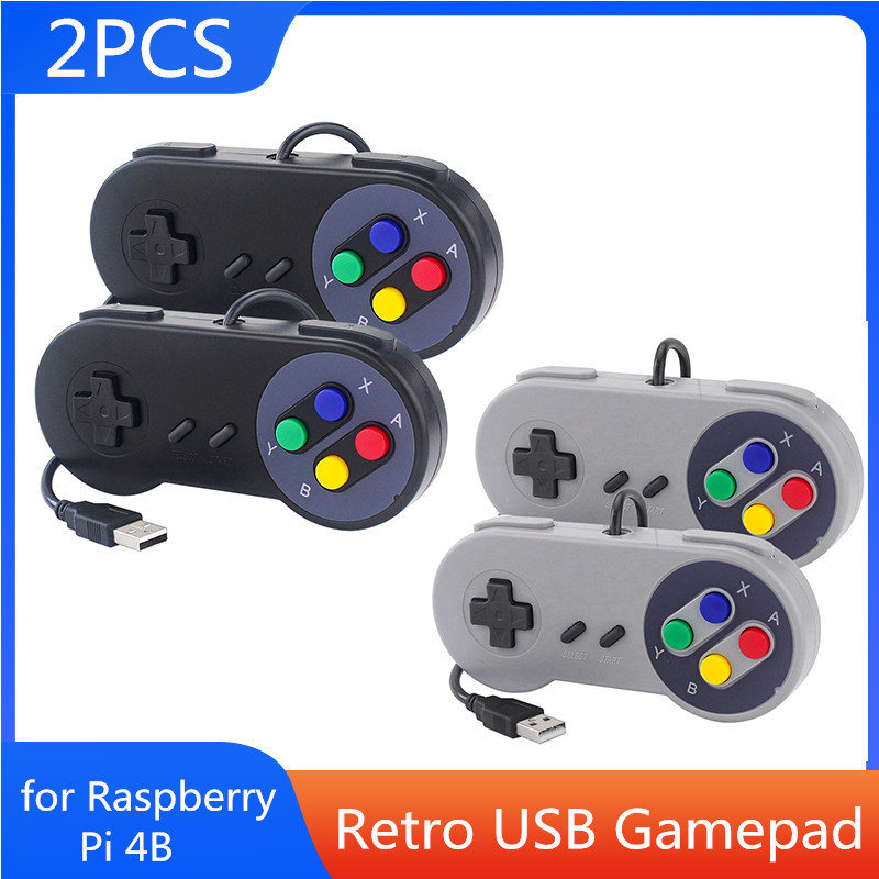 Raspberry Pi Retropie - 2 pçs usb gamepad retro gaming