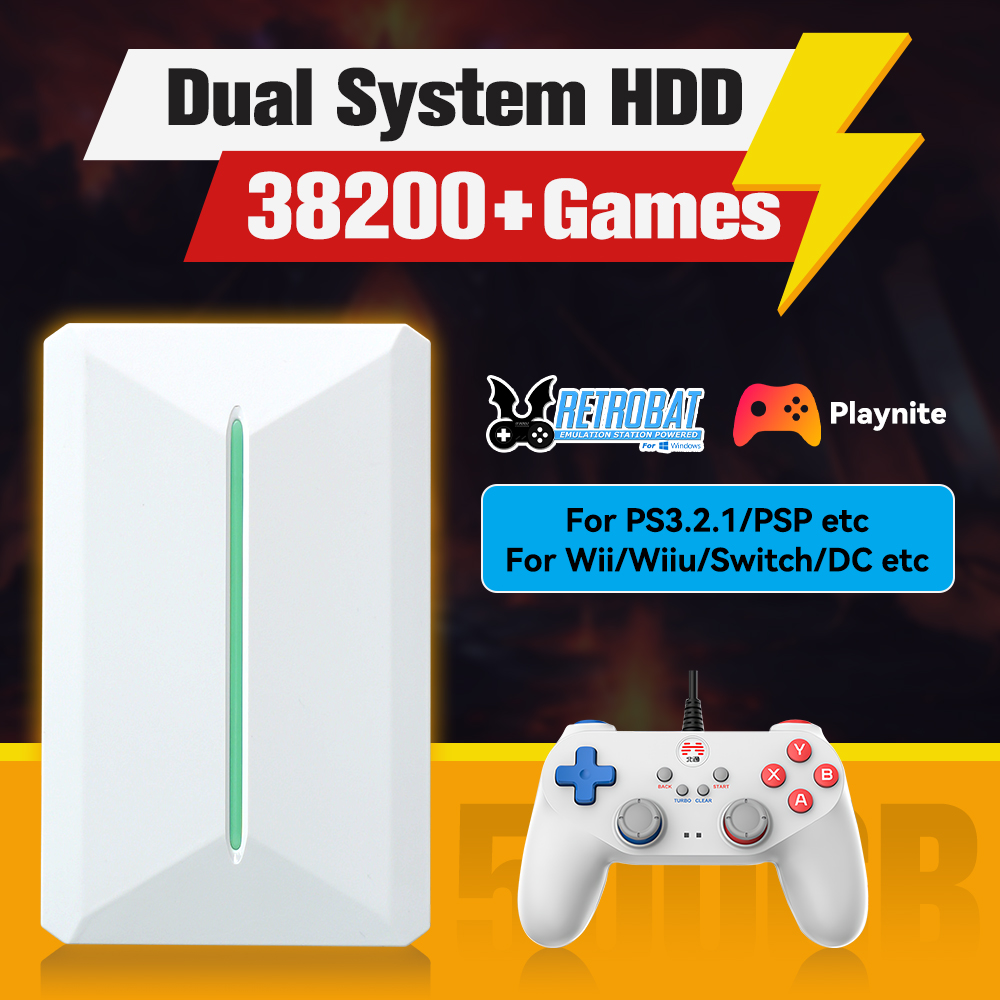 Retro Gaming Best Console - Retrobat & playnite sistema hdd console