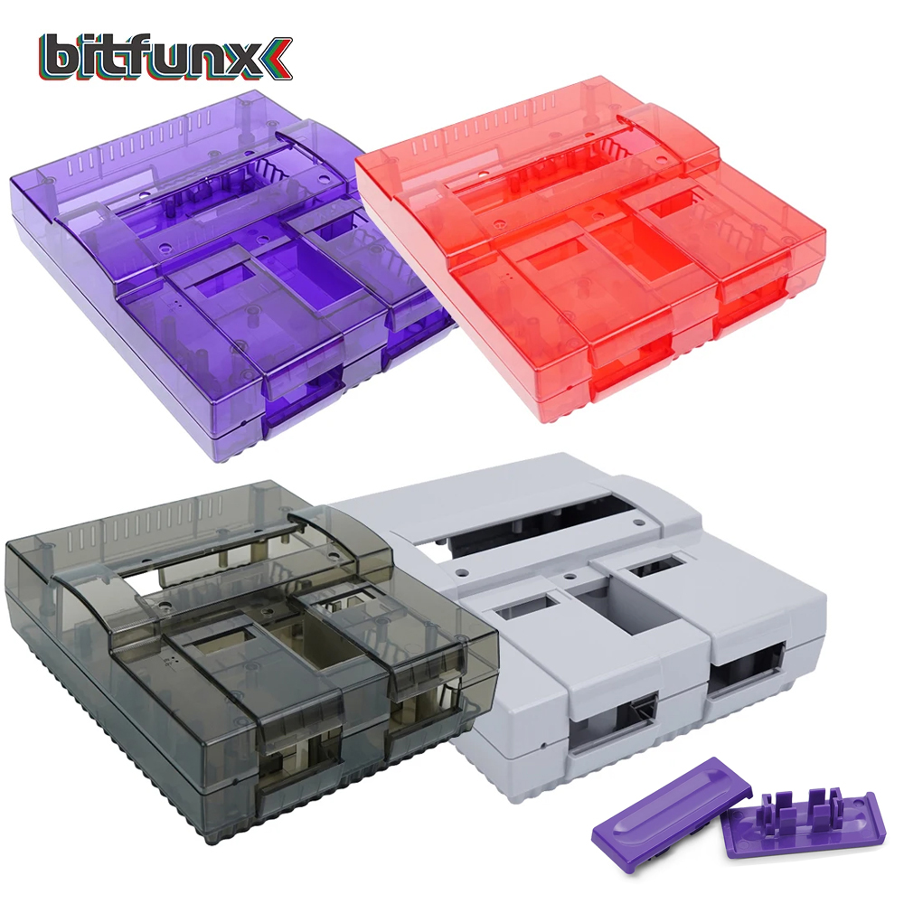Retro Gaming Pro - Bitfunx SNES Capa transparente de substituição