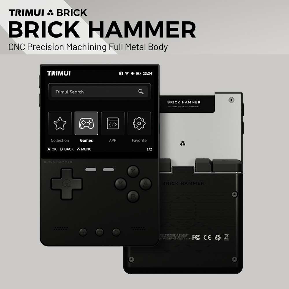 Retro Gaming Laptop - Console Trimui Brick Hammer com Corpo