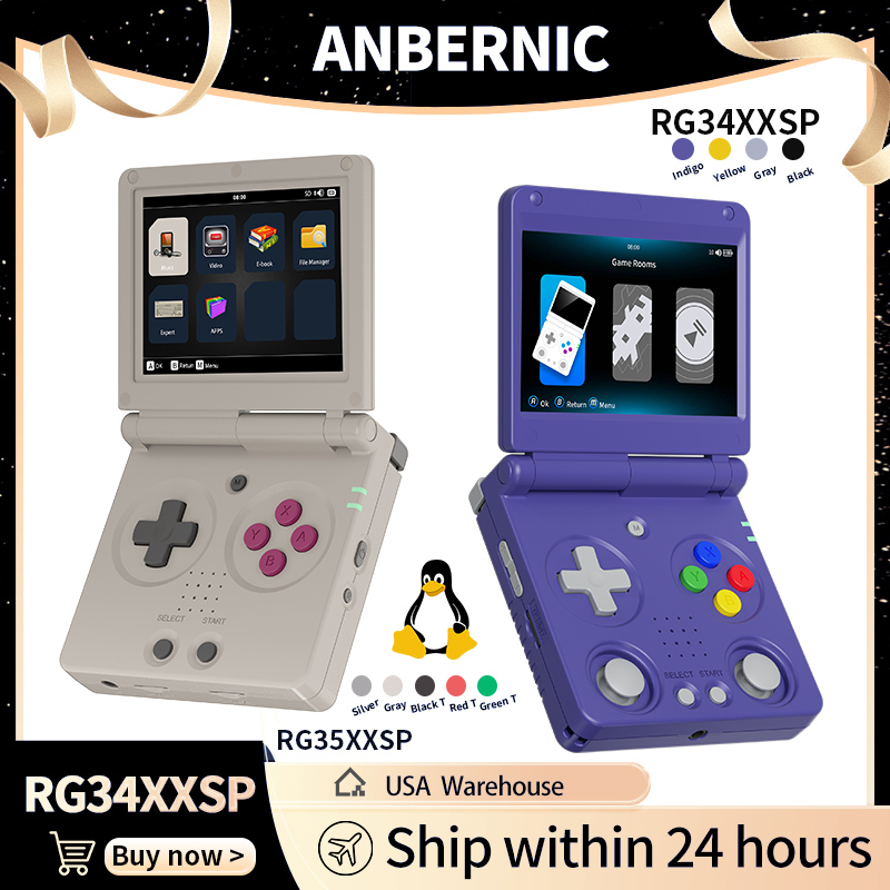 Anbernic RG34XXSP RG35XXSP Fli - Retro Gaming Best Console avaliação e preço