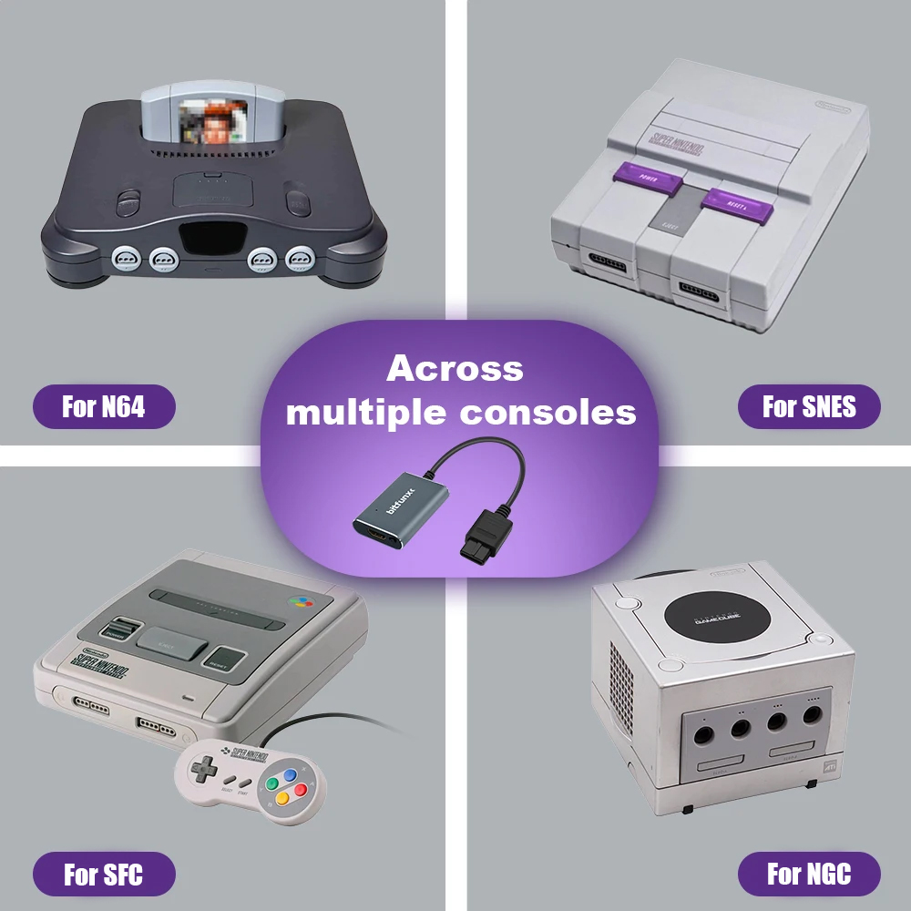 Adaptador Bitfunx 720P Svideo  - Retro Gaming Best Console avaliação e preço