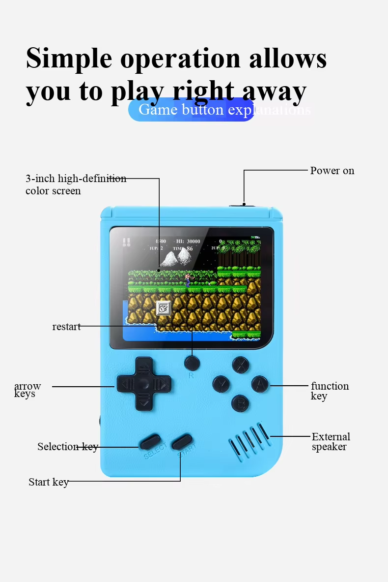 Console de jogos portátil retr - Retro Gaming Best Console avaliação e preço