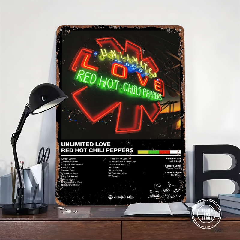Red Hot Chili Peppers - Poster - Retro Gaming Unlimited avaliação e preço