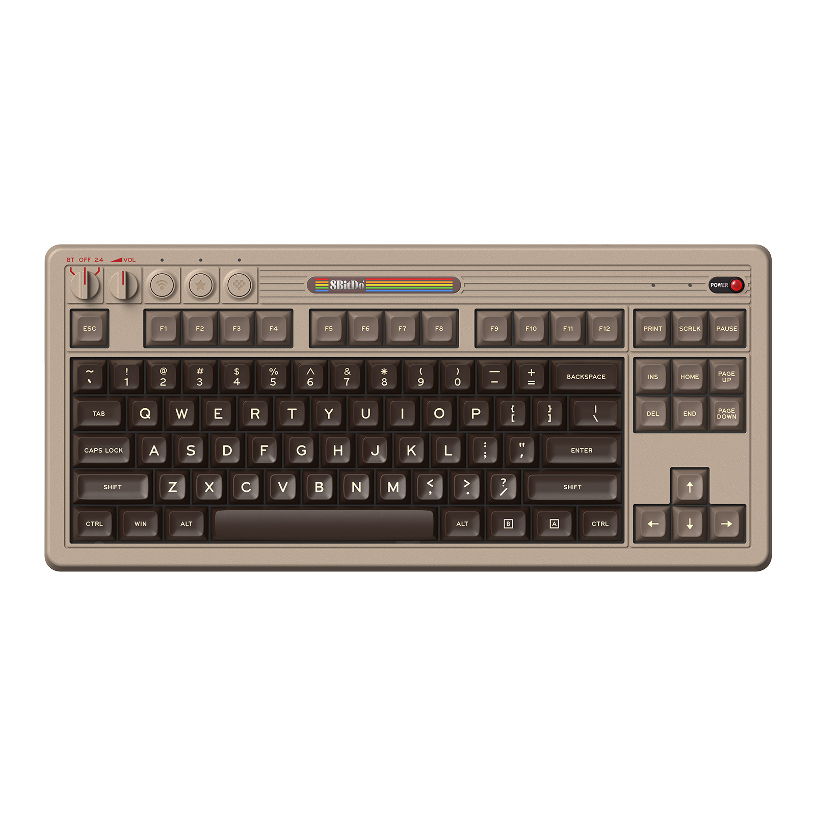 Teclado mecânico retrô 8BitDo, - Retro Gaming Us avaliação e preço