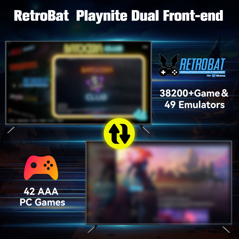 Retrobat & playnite sistema hd - Retro Gaming Best Console avaliação e preço