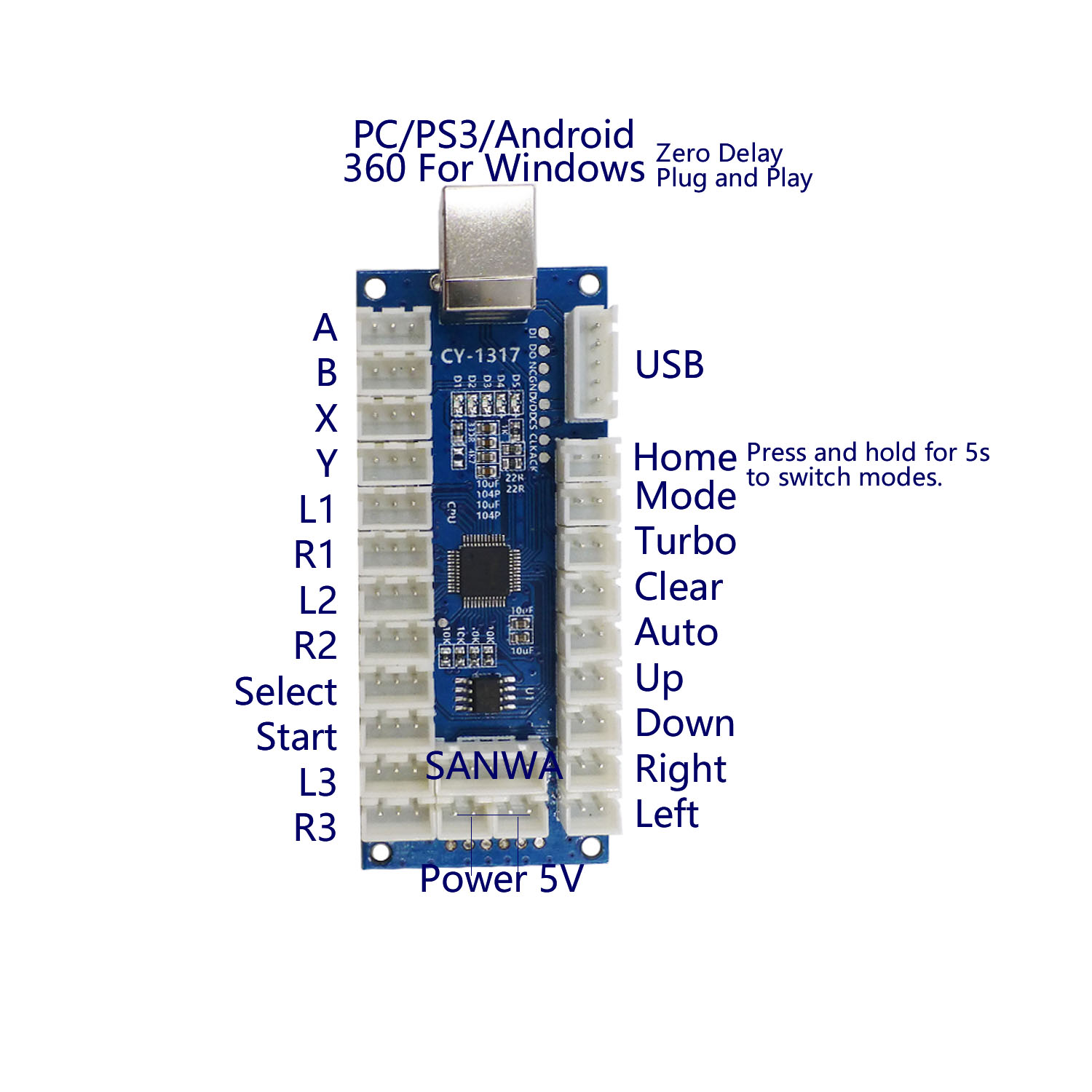 SJ @ JX Arcade USB Codificador - Raspberry Pi Retropie avaliação e preço