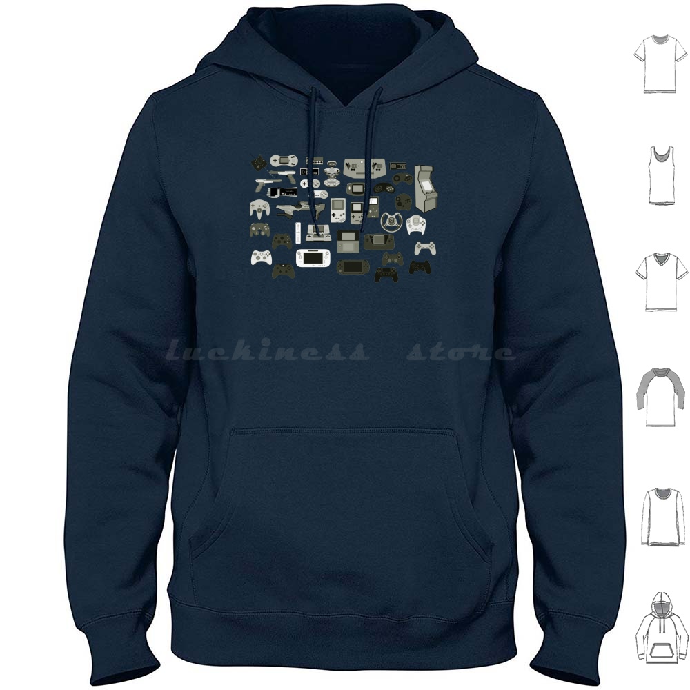 Auto Controle Hoodies Manga Lo - Retro Gaming Guy avaliação e preço