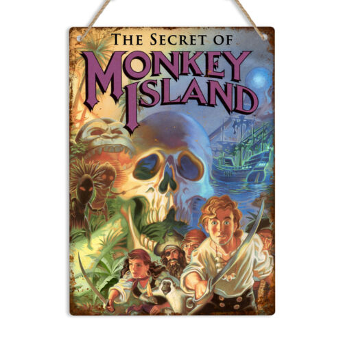 MONKEY ISLAND Placa de Metal V - Retro Gaming Us avaliação e preço