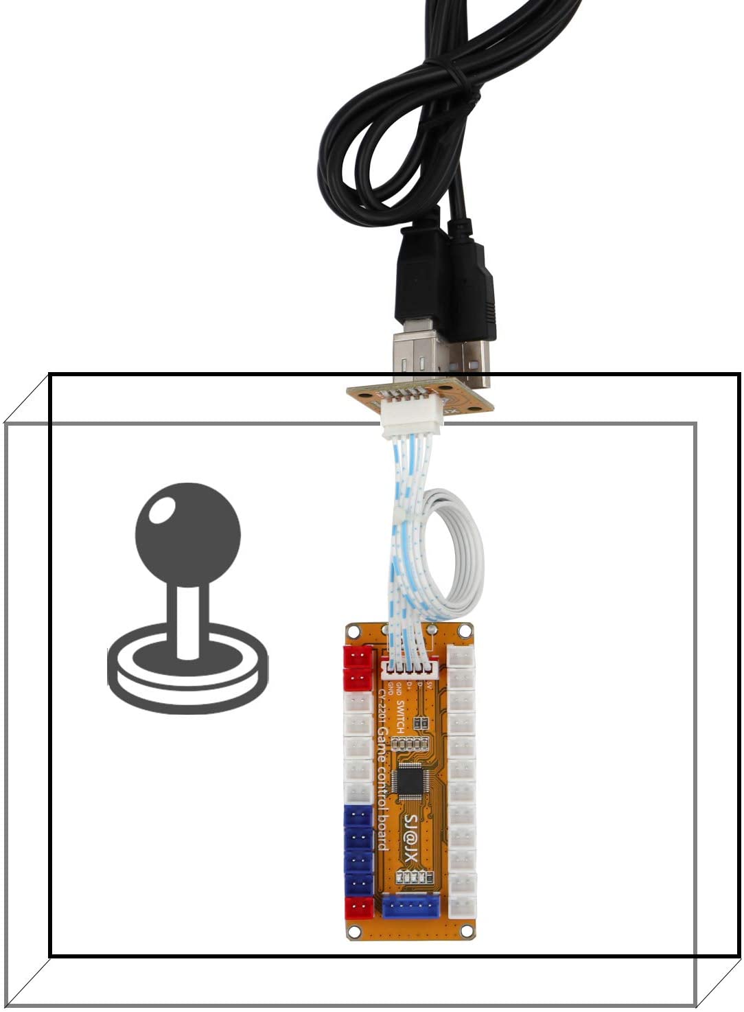 Controlador de Joystick USB 5  - Raspberry Pi Retropie avaliação e preço